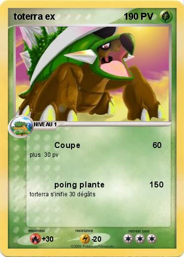 Pokemon toterra ex                           1