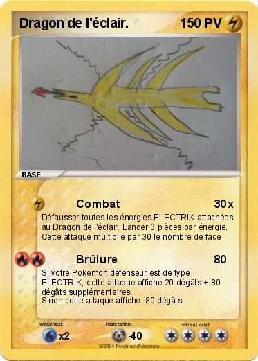 Pokemon Dragon de l'éclair.