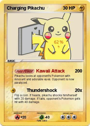 Pokemon Charging Pikachu