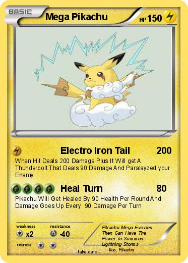 Pokemon Mega Pikachu