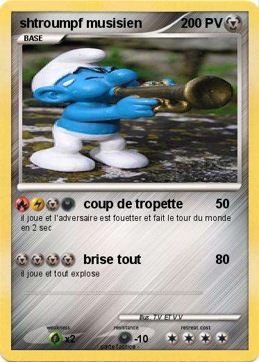 Pokemon shtroumpf musisien