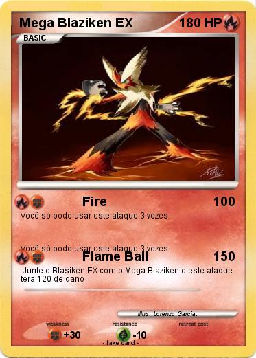 Pokemon Mega Blaziken EX