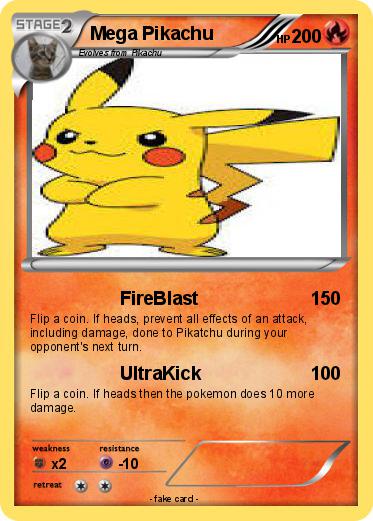 Pokemon Mega Pikachu