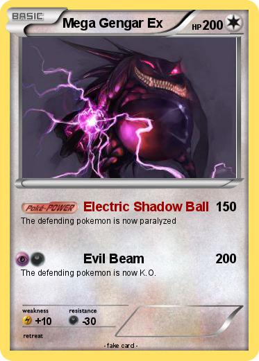 Pokemon Mega Gengar Ex