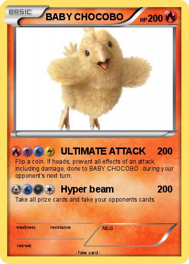 Pokemon BABY CHOCOBO