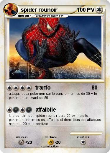 Pokemon spider rounoir