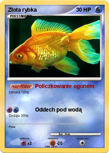 Pokemon Złota rybka