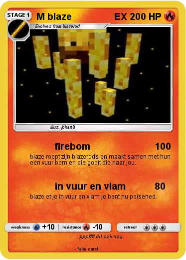 Pokemon M blaze                 EX