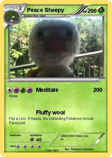 Pokemon Peace Sheepy