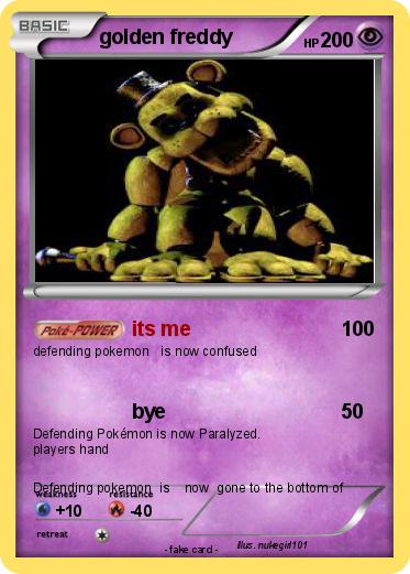 Pokemon golden freddy