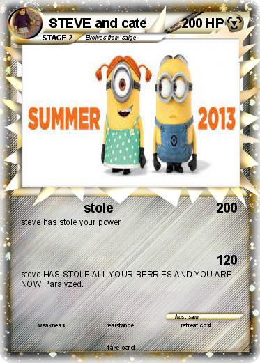 Pokemon STEVE and cate