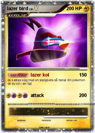 Pokemon lazer bird