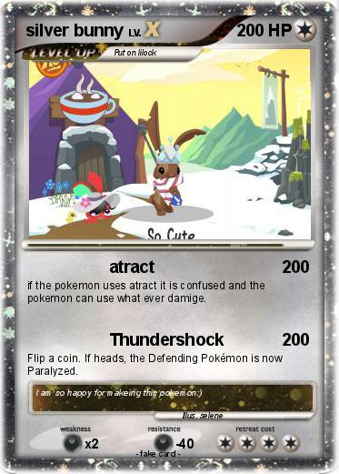 Pokemon silver bunny