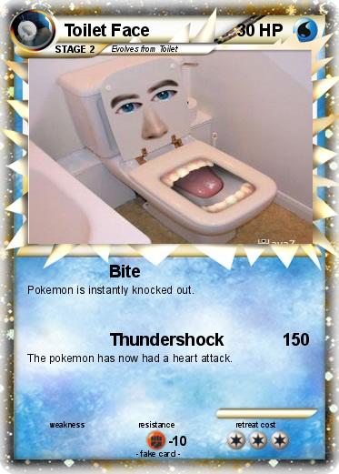 Pokemon Toilet Face