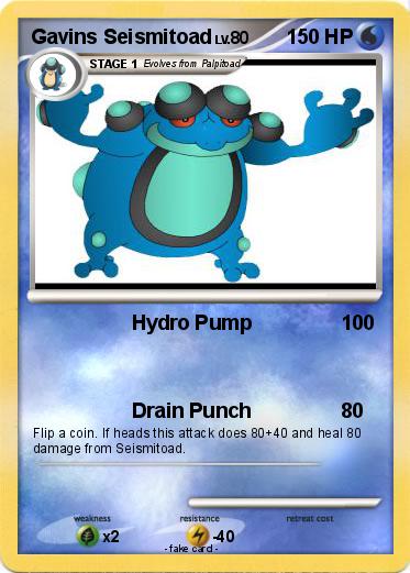 Pokemon Gavins Seismitoad