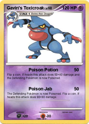 Pokemon Gavin's Toxicroak