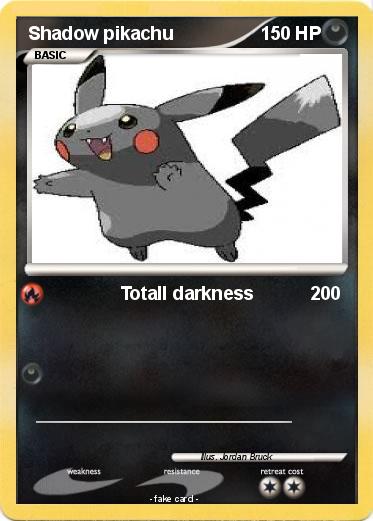 Pokemon Shadow pikachu