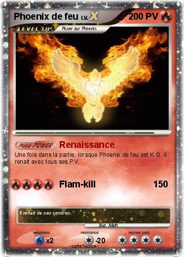 Pokemon Phoenix de feu