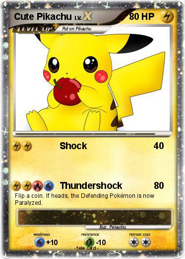 Pokemon Cute Pikachu