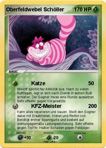 Pokemon Oberfeldwebel Schöller