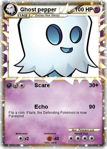 Pokemon Ghost pepper