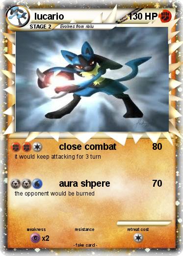 Pokemon lucario