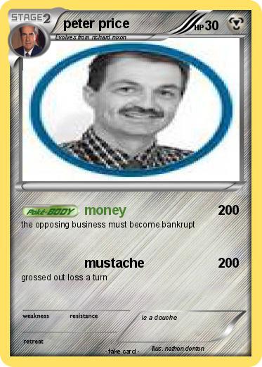Pokemon peter price