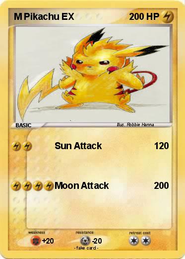 Pokemon M Pikachu EX