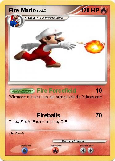 Pokemon Fire Mario