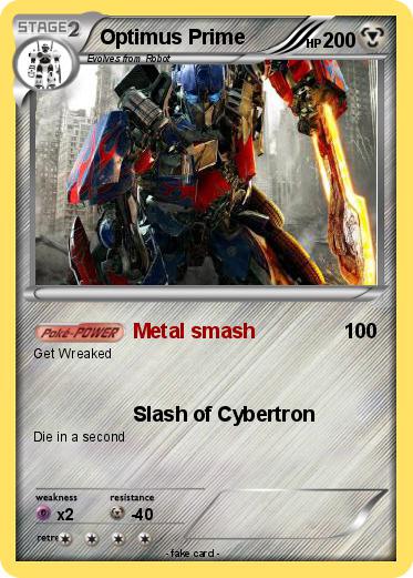 Pokemon Optimus Prime