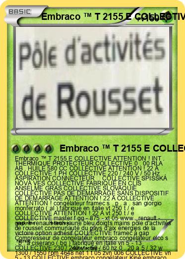 Pokemon Embraco ™ T 2155 E COLLECTIVE