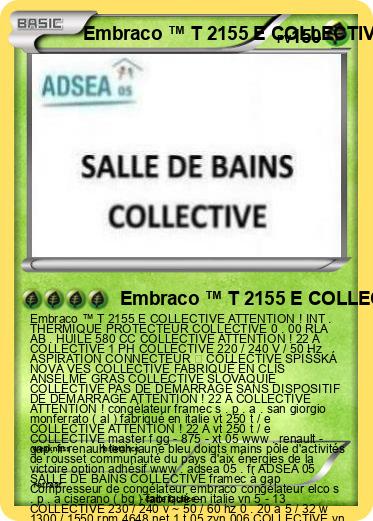 Pokemon Embraco ™ T 2155 E COLLECTIVE