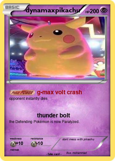 Pokemon dynamaxpikachu