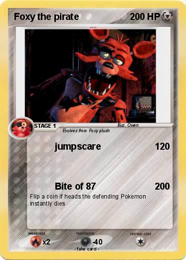 Pokemon Foxy the pirate