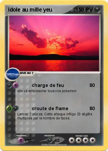 Pokemon idole au mille yeu