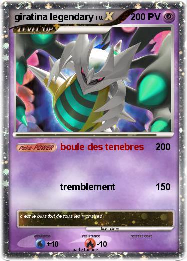 Pokemon giratina legendary