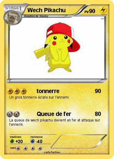 Pokemon Wech Pikachu