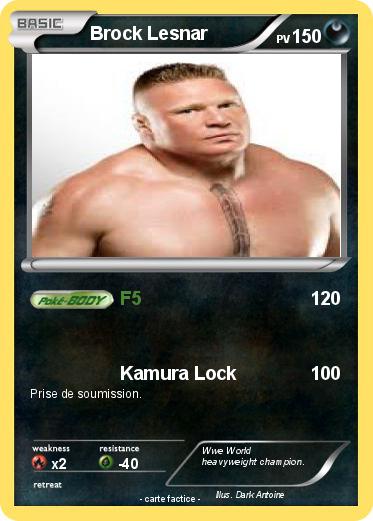 Pokemon Brock Lesnar