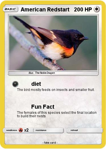 Pokemon American Redstart