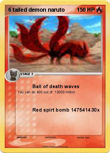 Pokemon 6 tailed demon naruto