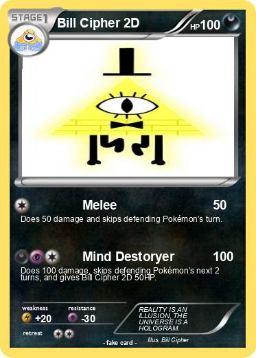 Pokemon Bill Cipher 2D