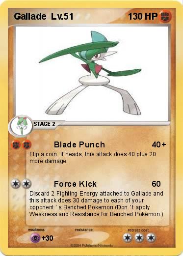 Pokemon Gallade  Lv.51