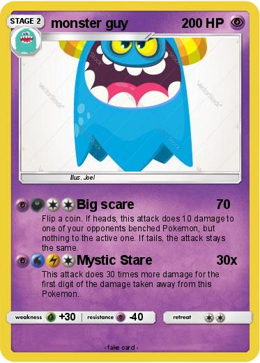 Pokemon monster guy