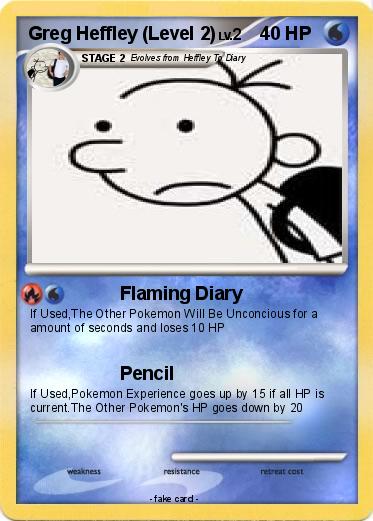 Pokemon Greg Heffley (Level 2)