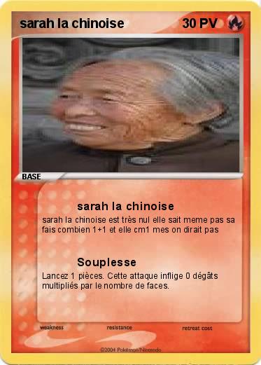 Pokemon sarah la chinoise