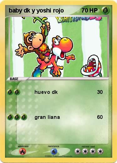 Pokemon baby dk y yoshi rojo