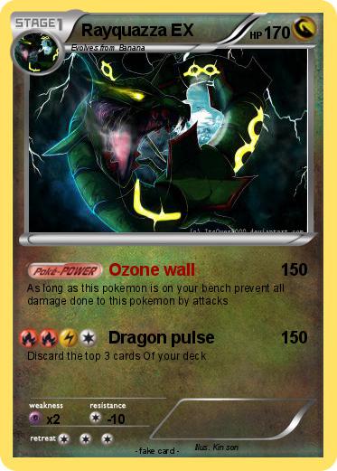 Pokemon Rayquazza EX