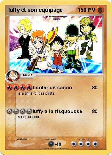 Pokemon luffy et son equipage