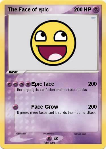 Pokemon The Face of epic