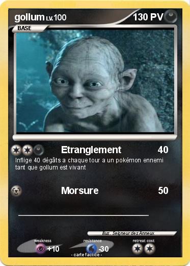 Pokemon gollum